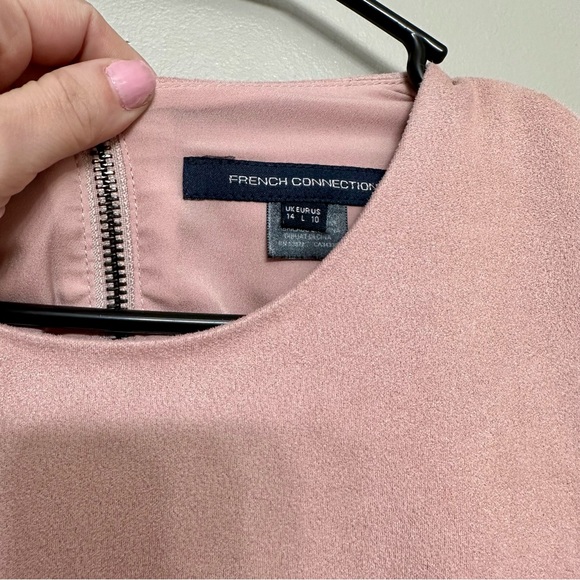 French Connection PATTY DRAPE SHORT SLEEVE DRESS - Picture 3 of 5